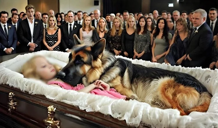 The Loyal German Shepherd Refused to Leave the Girl’s Coffin—What She ...